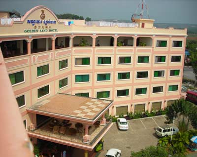 Golden Sand Hotel and Casino in Sihanoukville, Cambodia.