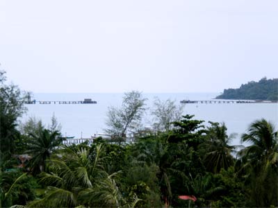 Hawaii Beach in Sihanoukville, Cambodia.