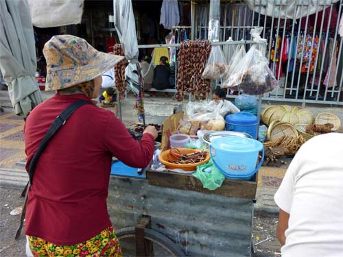 sihanoukville central market, cambodia