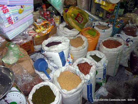 sihanoukville central market, cambodia