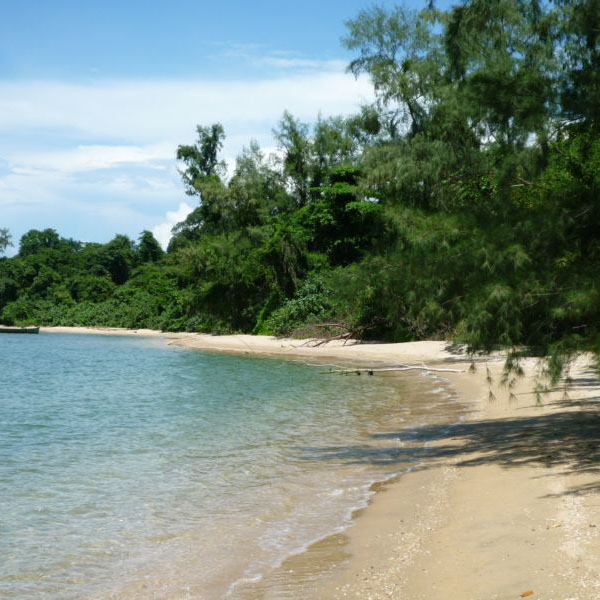 Koh Thmey Island Resort in Sihanoukville, Cambodia.