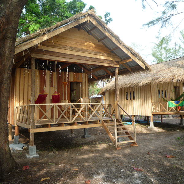 Koh Thmey Island Resort in Sihanoukville, Cambodia.