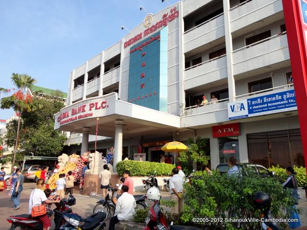 Canadia Bank in Sihanoukville, Cambodia.