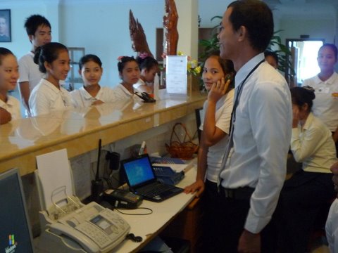 Don Bosco Hotel School in SihanoukVille, Cambodia.