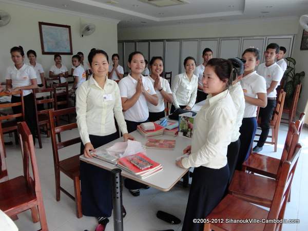 Don Bosco Hotel School in SihanoukVille, Cambodia.