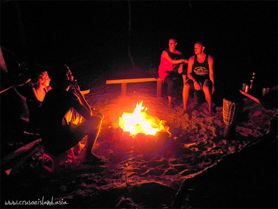 Koh Ta Kiev Island off the coast of Sihanoukville, Cambodia.