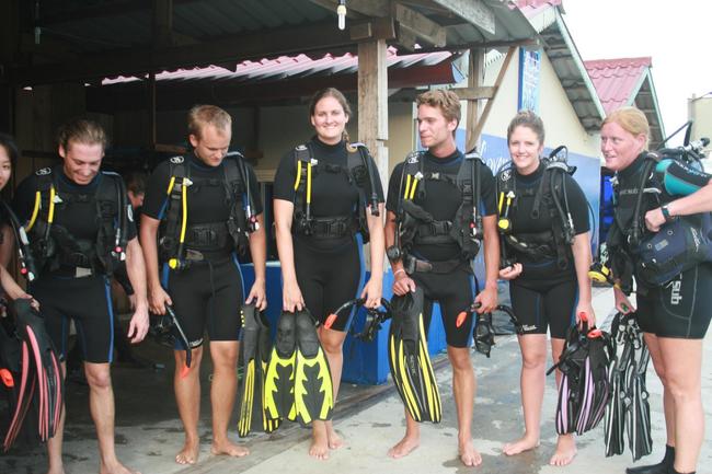 Koh Rong Dive Center in Sihanoukville, Cambodia.