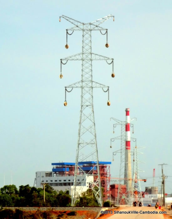 Power Plant in Steung Hauv, Cambodia.