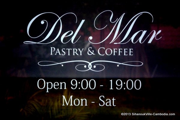 Del Mar Pastry & Coastal Cafe  in Sihanoukville, Cambodia.