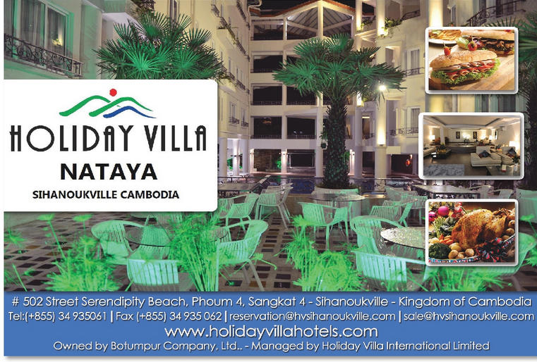 Holiday Villa Nataya in Sihanoukville, Cambodia.