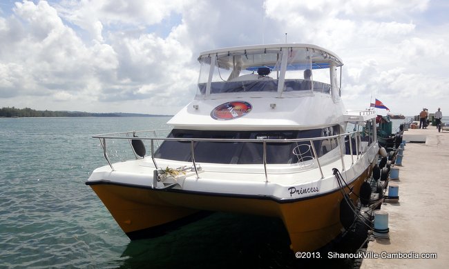 Koh Rong Speed Ferry Cambodia Boat Ferry in SihanoukVille, Cambodia.