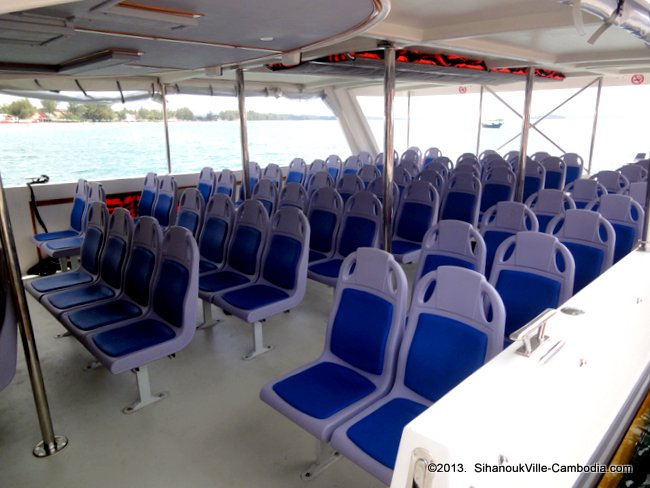 Koh Rong Speed Ferry Cambodia Boat Ferry in SihanoukVille, Cambodia.