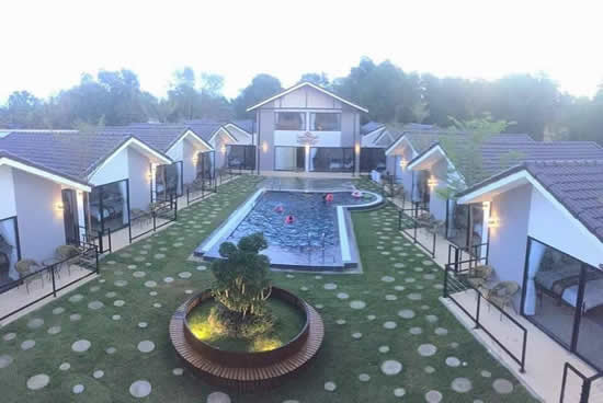 Sandy Clay Bungalows in SihanoukVille, Cambodia.