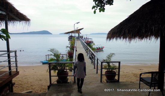 Ream Beach Guesthouse in Sihanoukville, Cambodia.  Ream National Park.