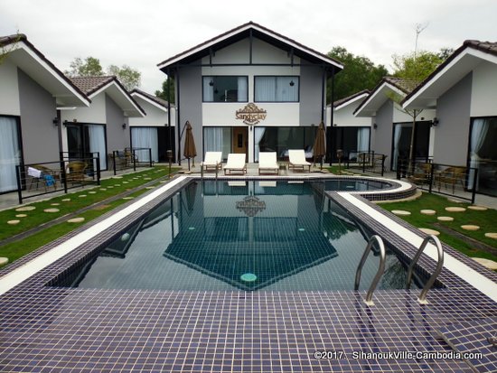 Sandy Clay Bungalows in SihanoukVille, Cambodia.