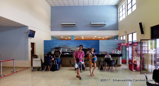 SihanoukVille Airport.  Cambodia.  Flights to Siem Reap. (Angkor Wat)