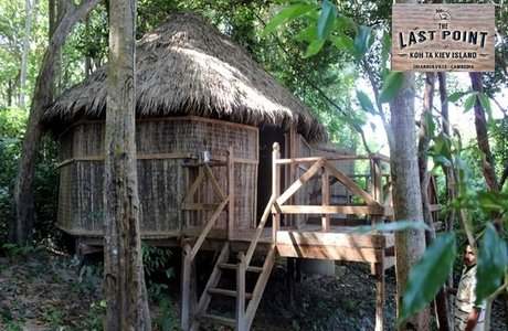 The Last Point on Koh Ta Kiev Island in SihanoukVille, Cambodia.