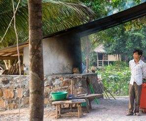 The Last Point on Koh Ta Kiev Island in SihanoukVille, Cambodia.