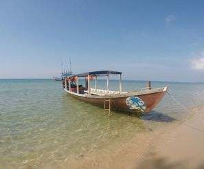 The Last Point on Koh Ta Kiev Island in SihanoukVille, Cambodia.