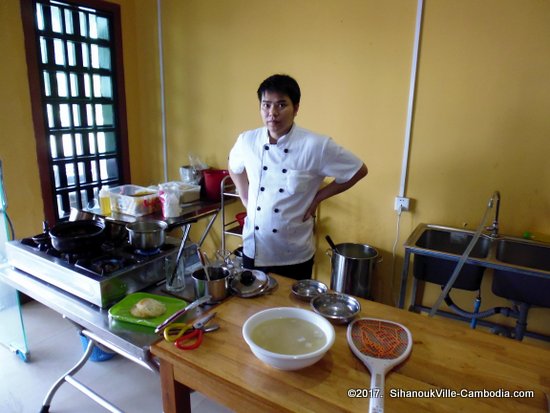 Meas Thmey Chinese Restaurant at Golden Royal Casino in SihanoukVille, Cambodia.