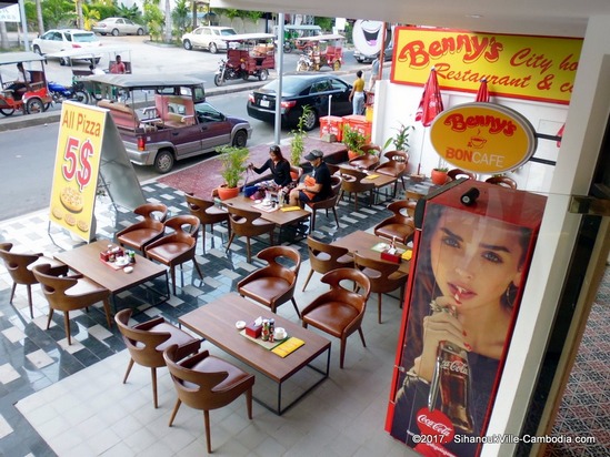 Benny's City Hotel in SihanoukVille, Cambodia.