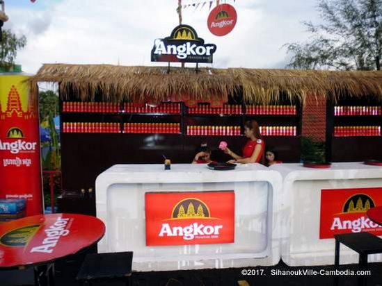 Angkor Beer in Sihanoukville, Cambodia.  My Country, My Beer.