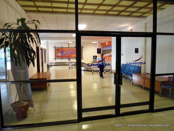 SihanoukVille Airport.  Cambodia.  Flights to Siem Reap. (Angkor Wat)