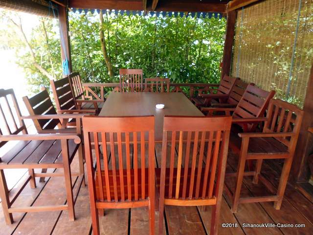 Samot Baitong Resort & Restaurant in SihanoukVille, Cambodia.  Otres Riverside.