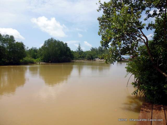 Samot Baitong Resort & Restaurant in SihanoukVille, Cambodia.  Otres Riverside.