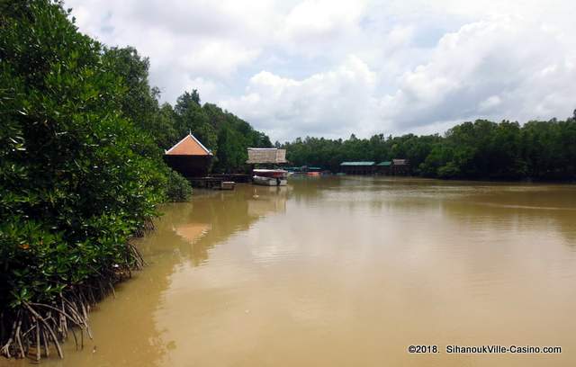 Samot Baitong Resort & Restaurant in SihanoukVille, Cambodia.  Otres Riverside.