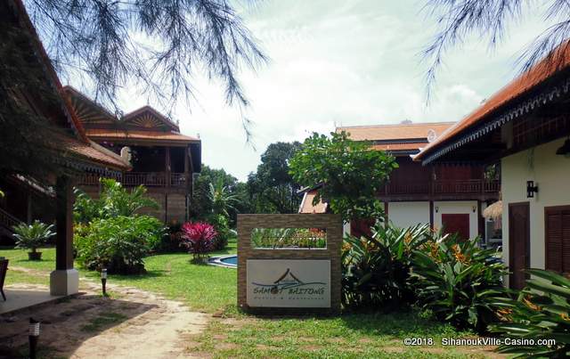 Samot Baitong Resort & Restaurant in SihanoukVille, Cambodia.  Otres Riverside.