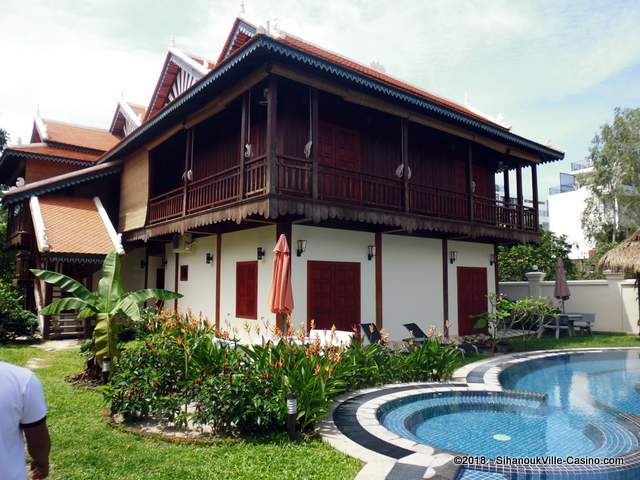 Samot Baitong Resort & Restaurant in SihanoukVille, Cambodia.  Otres Riverside.