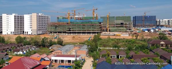 Hao Di City in SihanoukVille, Cambodia.  Otres Beach.