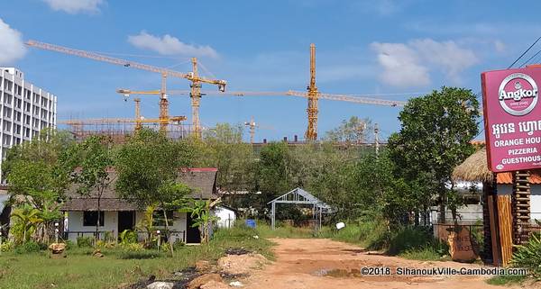 Hao Di City in SihanoukVille, Cambodia.  Otres Beach.