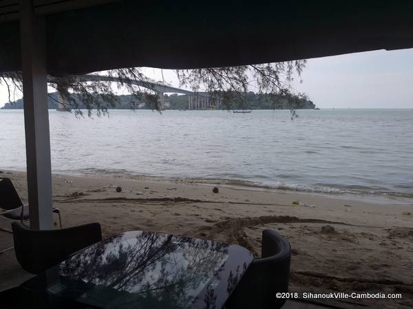 Hawaii Beach in Sihanoukville, Cambodia.