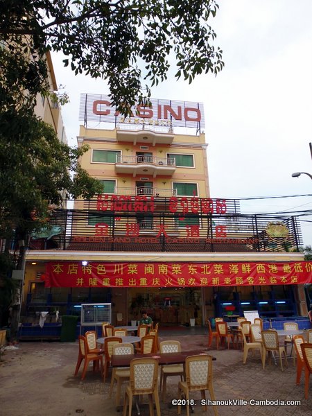 Golden Sand Hotel and Casino in Sihanoukville, Cambodia.