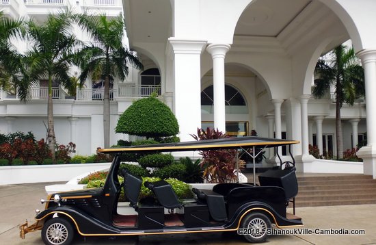 White Sand Palace and Casino in SihanoukVille, Cambodia.