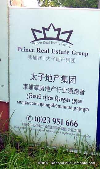 Prince Real Estate in SihanoukVille, Cambodia.