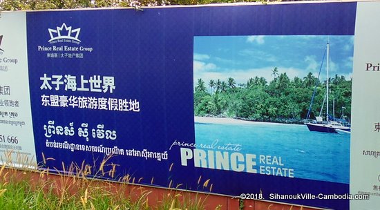 Prince Real Estate in SihanoukVille, Cambodia.