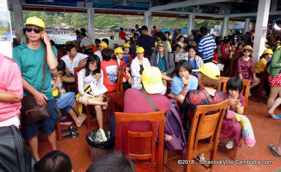 Ferry Schedule between SihanoukVille and the Islands.