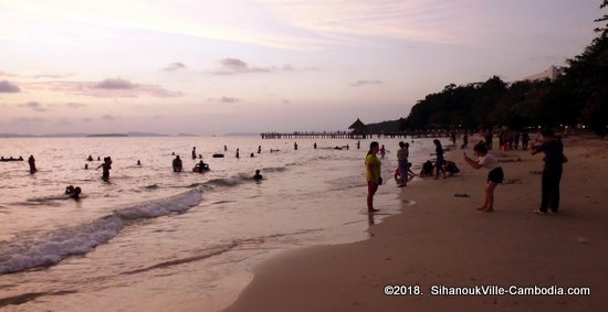 The Small Beach Bar.  Sihanoukville, Cambodia.