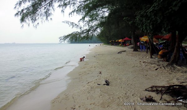 hun sen beach in sihanoukville, cambodia