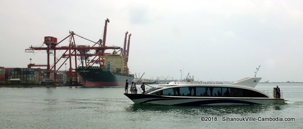 Boating and Fishing in Sihanoukville, Cambodia.