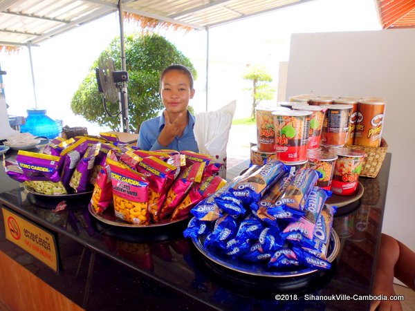 SihanoukVille Airport.  Cambodia.  Flights to Siem Reap. (Angkor Wat)  Flying Monkey Snack Bar