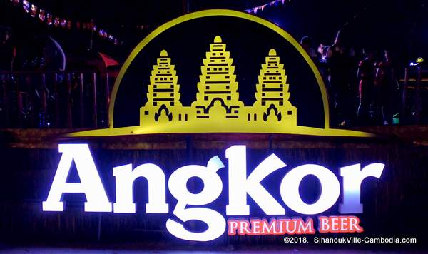 Angkor Beer in Sihanoukville, Cambodia.  My Country, My Beer.