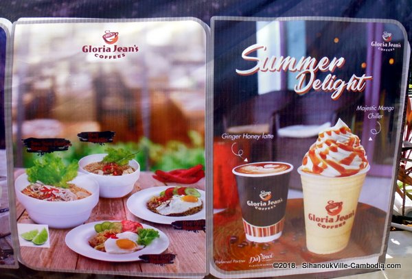 Gloria Jean's Coffees in SihanoukVille, Cambodia.