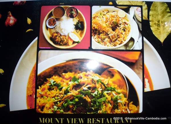 Mount View Nepalese Restaurant in SihanoukVille, Cambodia.