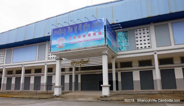 Pearl Casino Entertainment and YK Central Mall in SihanoukVille, Cambodia.