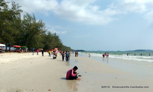 Central Ocheteaul Beach.  SihanoukVille, Cambodia.