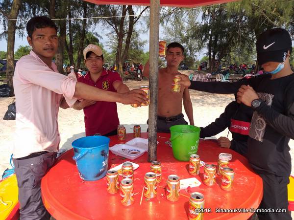 Central Ocheteaul Beach.  SihanoukVille, Cambodia.